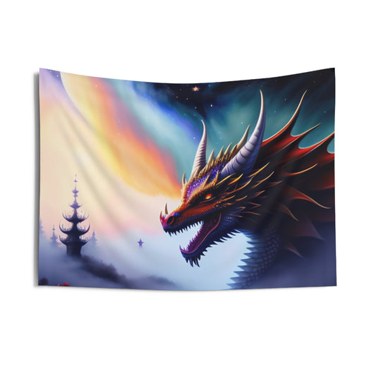 Red  Wall Tapestry