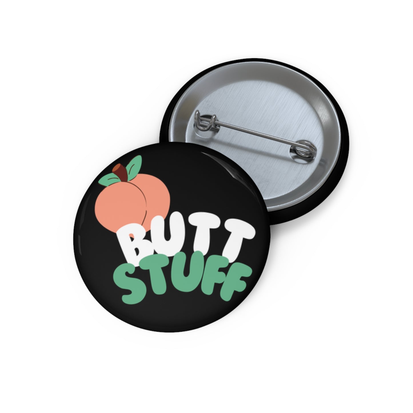 Peachy Stuff Pin Buttons