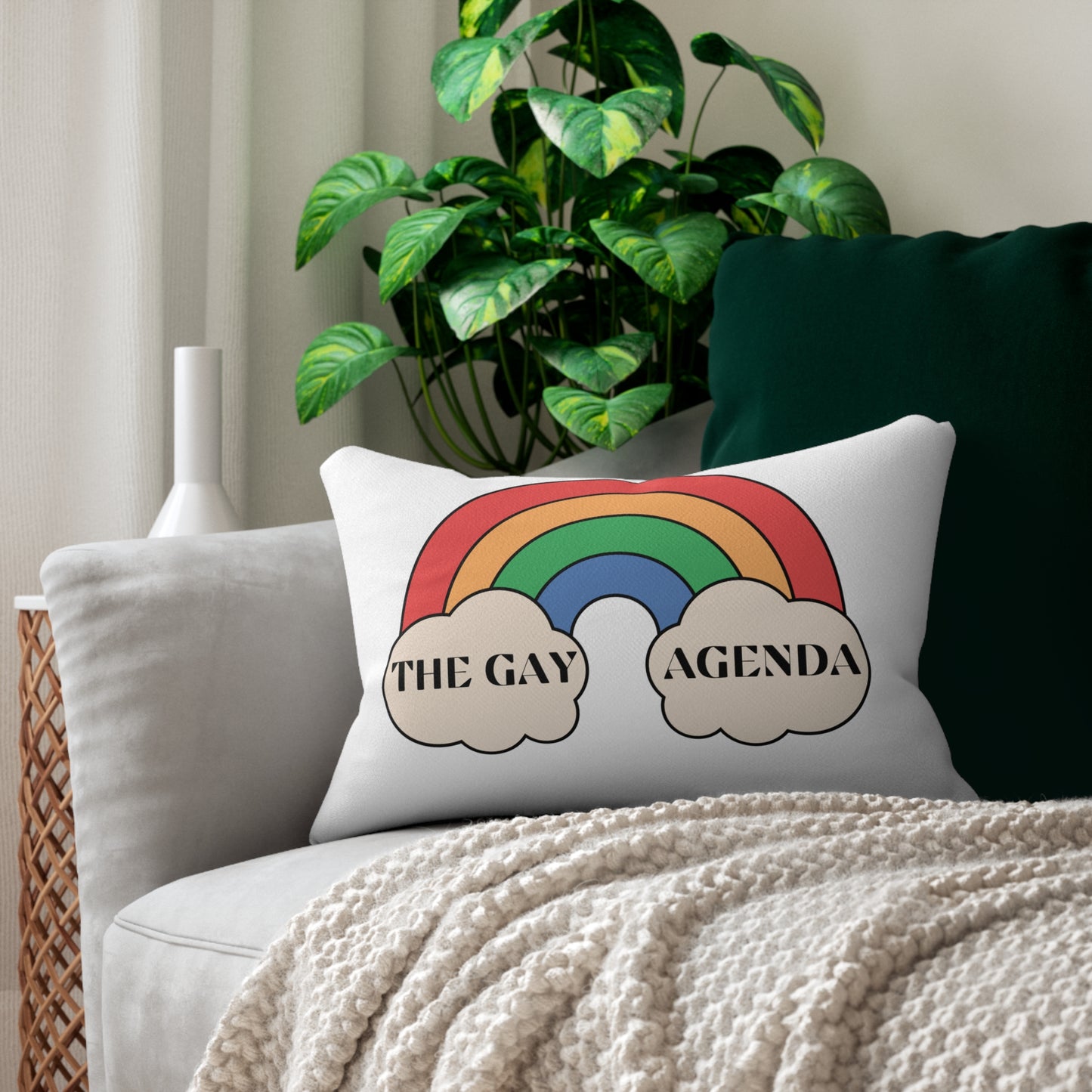 The Gay Agenda Pillow