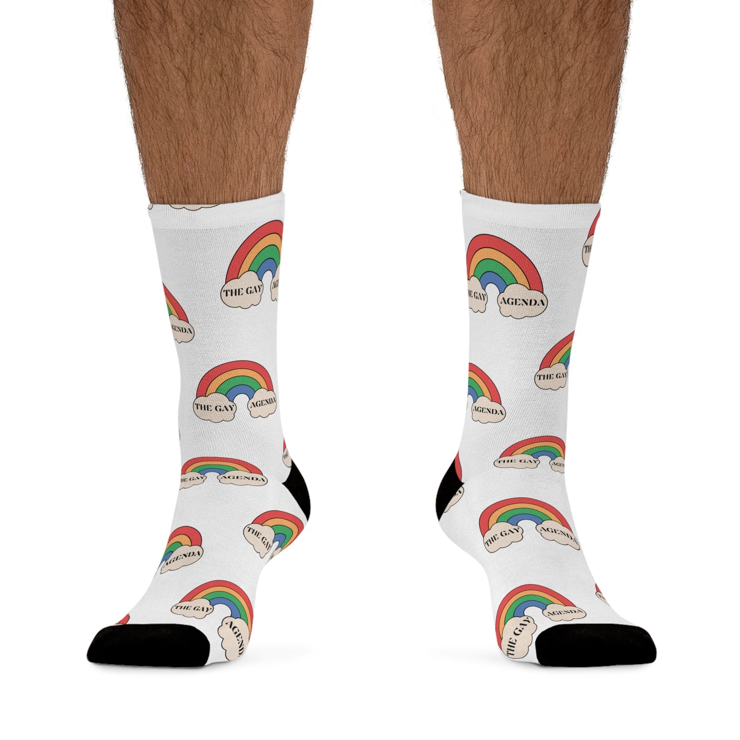 The Gay Agenda Socks, eco friendly!