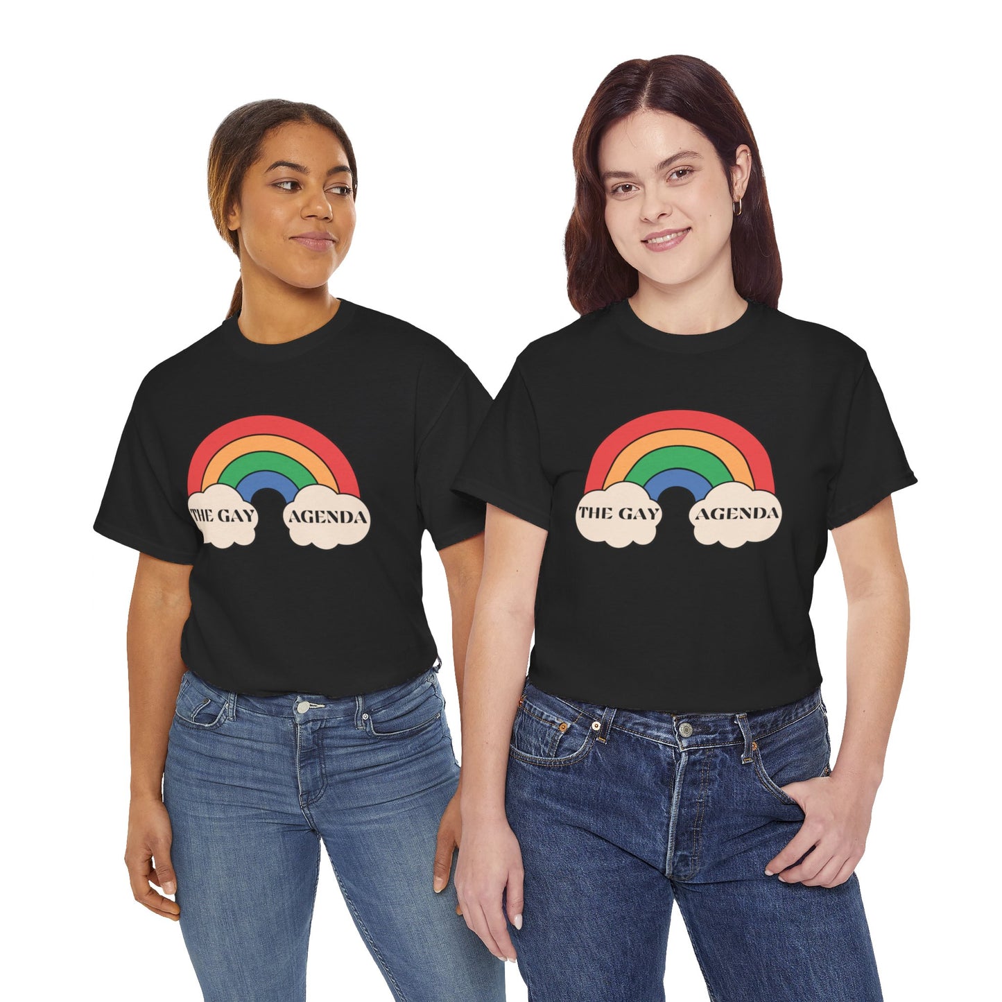 The Gay Agenda (light mode) Tee