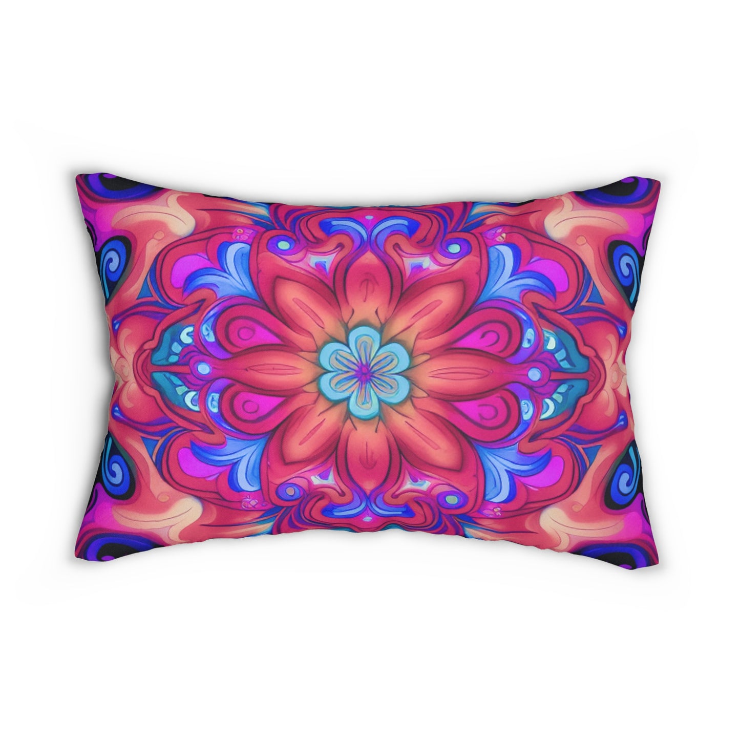 Quetza Bloom Spun Polyester Lumbar Pillow