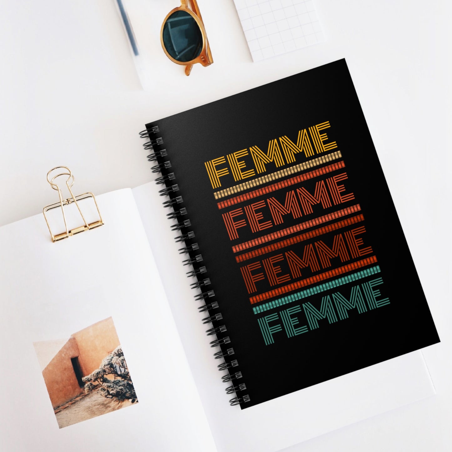 FEMME Spiral Notebook - Ruled Line