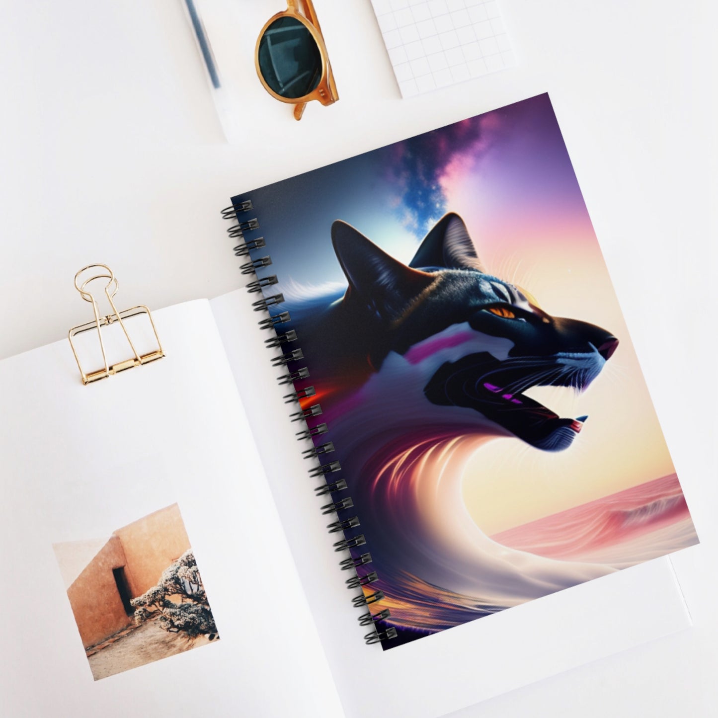 Wildcat Wave Spiral Notebook - Ruled Line