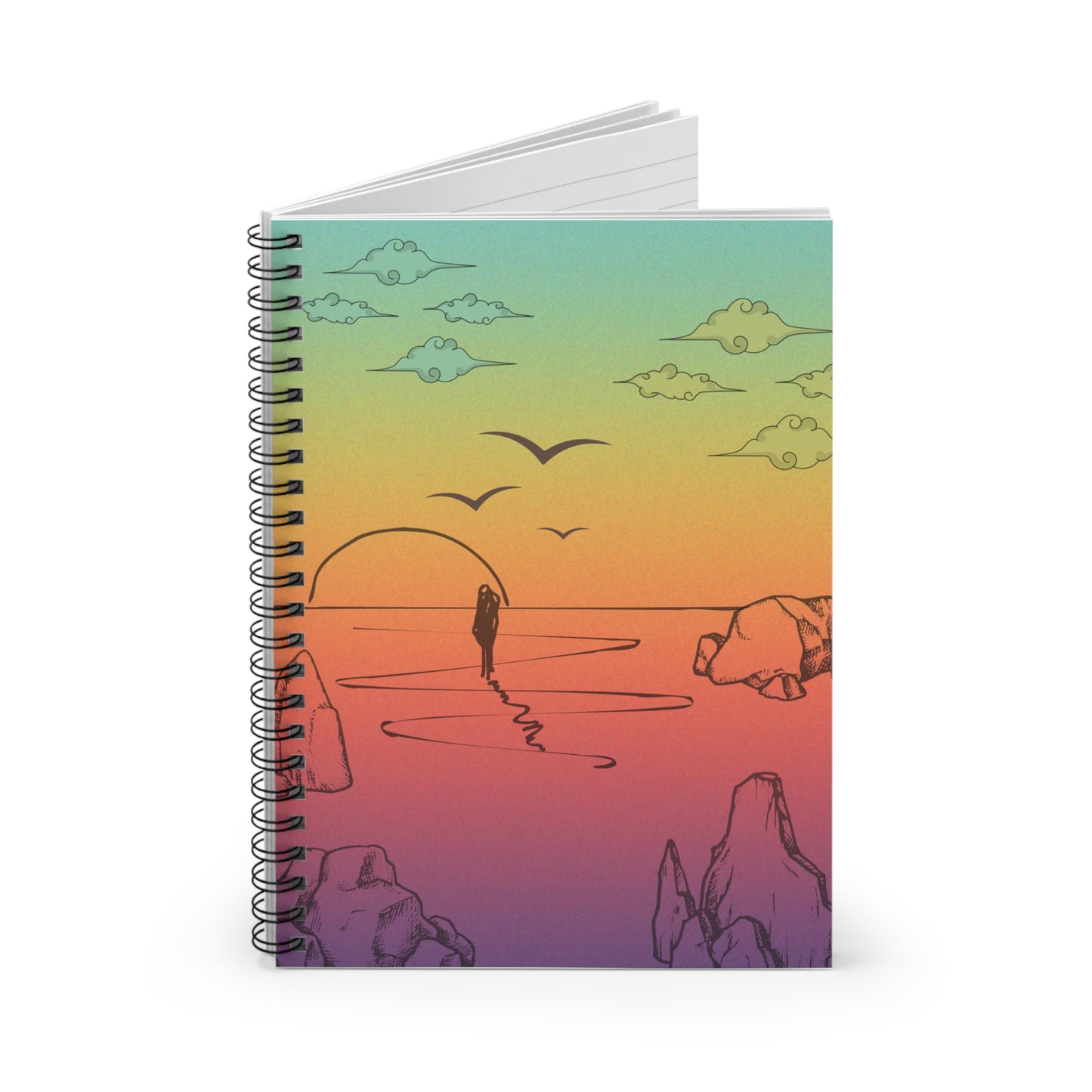 Wander Spiral Notebook - Ruled Line