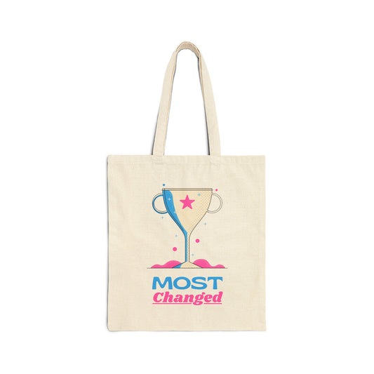 Most Changed Cotton Canvas Tote Bag