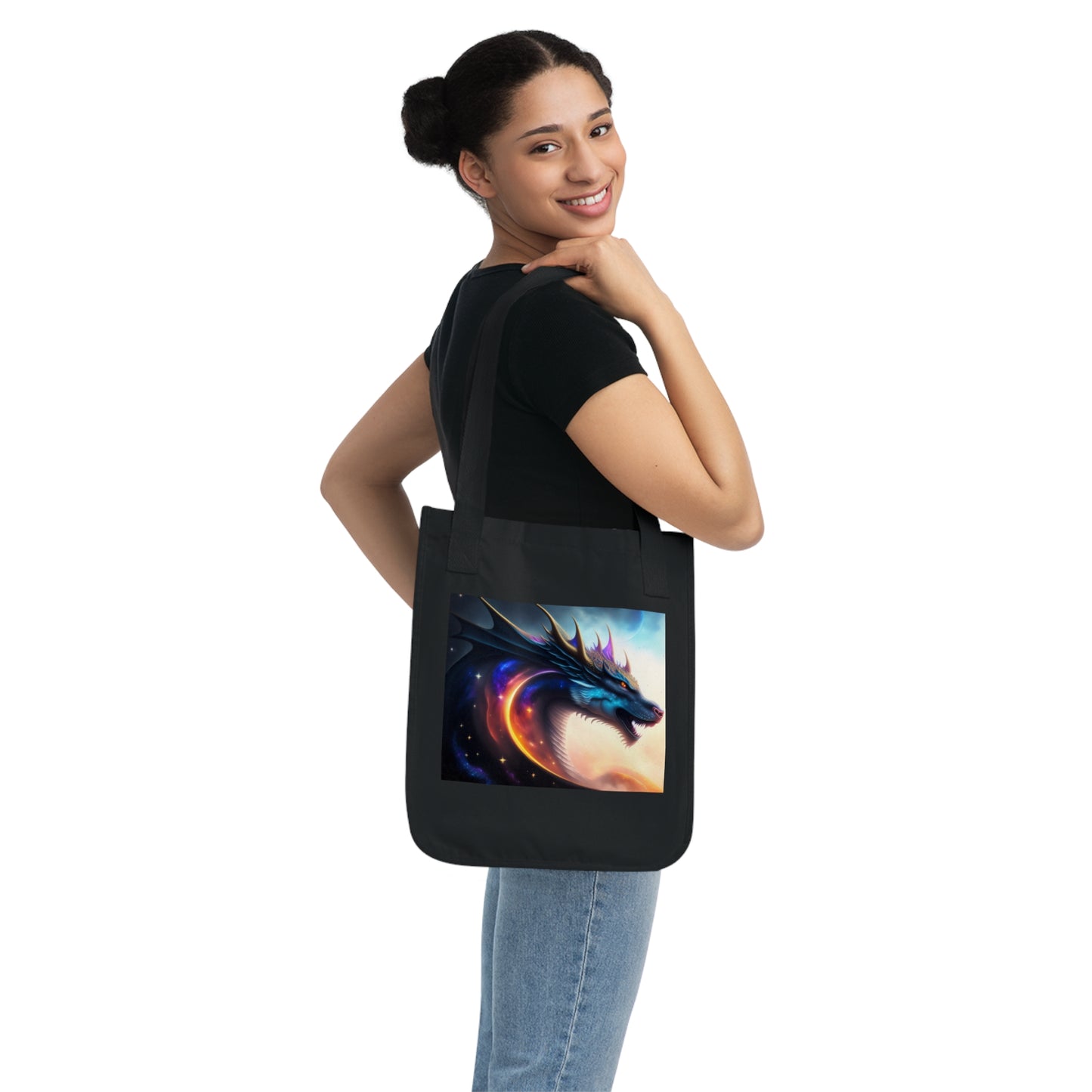 Jupiter Star Wolf Dragon Tote Bag