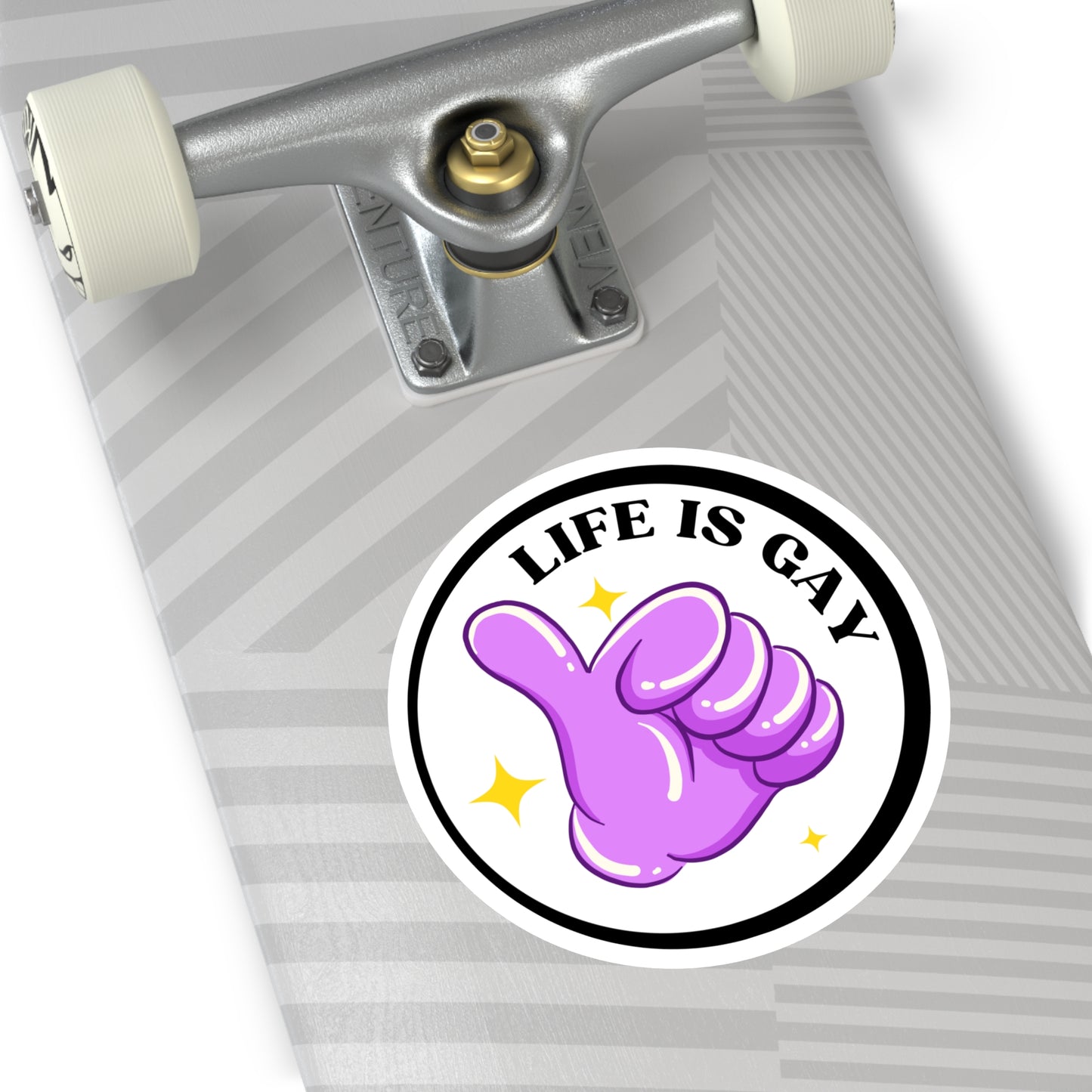 Nonbinary Life Is Gay Sticker