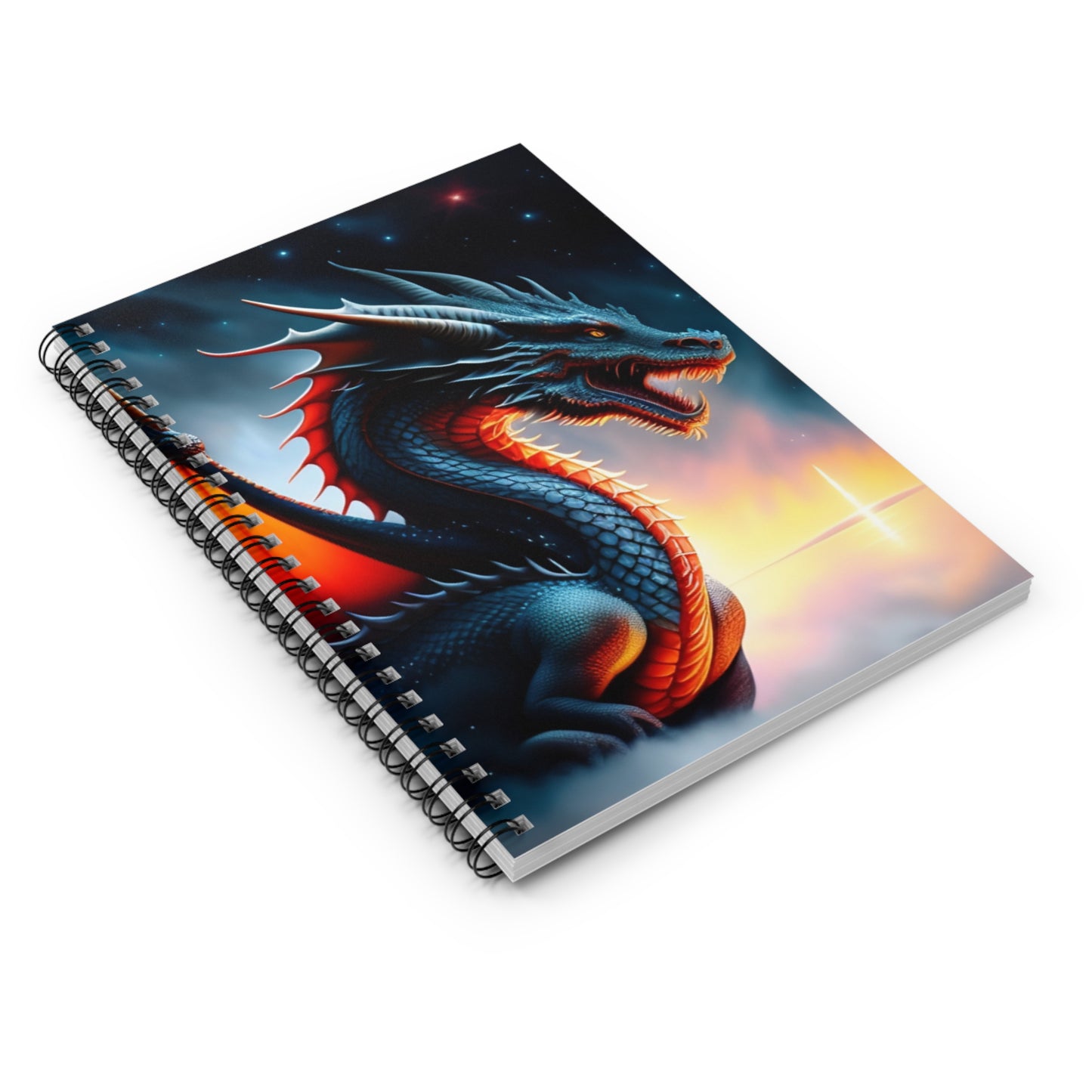 Classic Dragon Spiral Notebook - Ruled Line