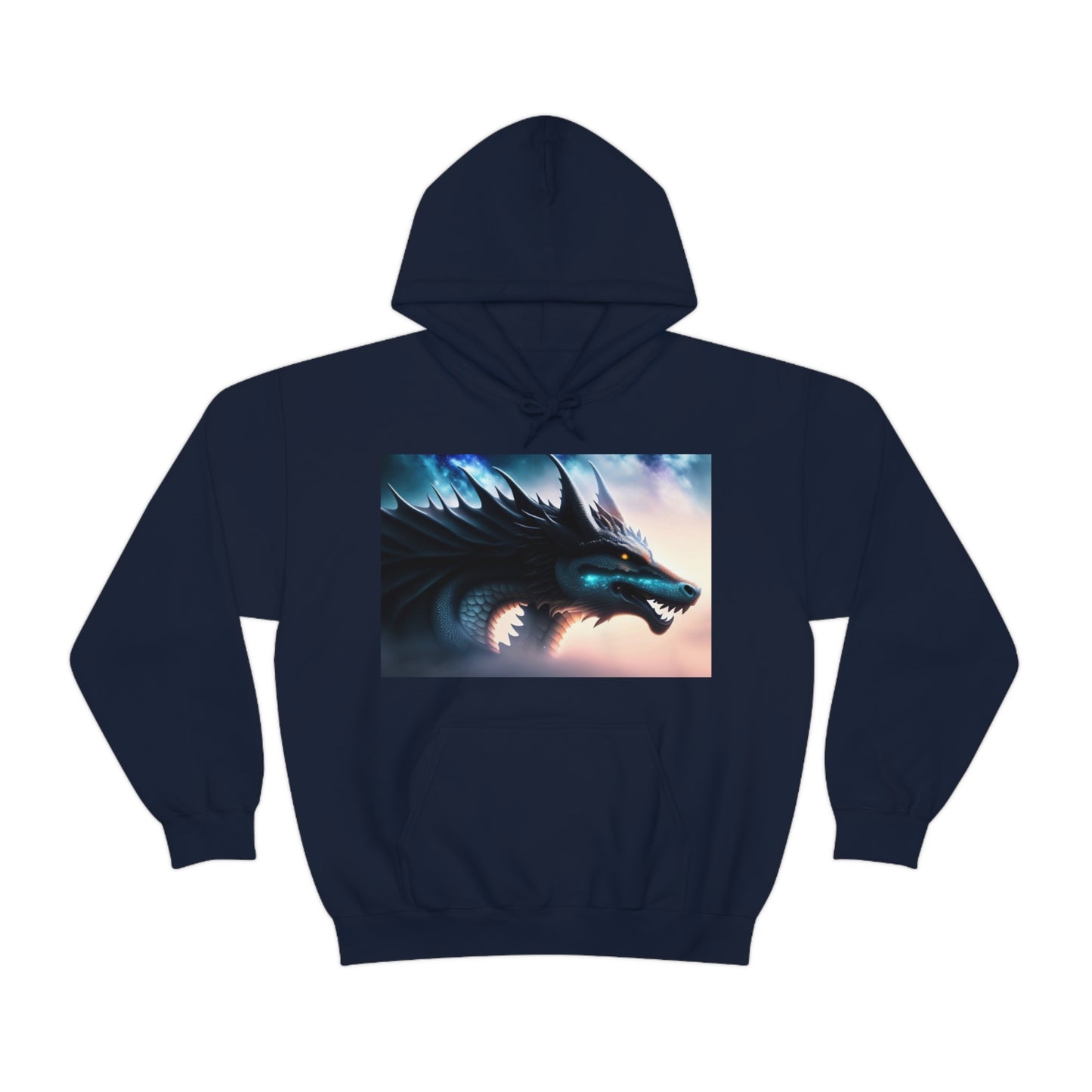 Teal Star Dragon Hoodie