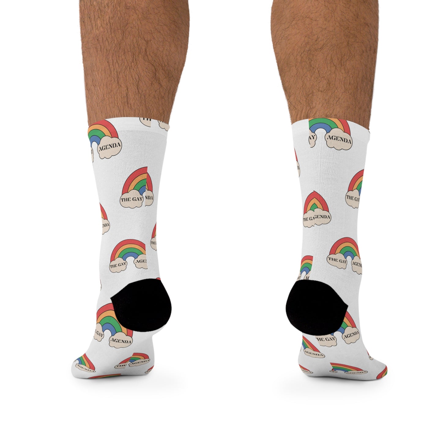 The Gay Agenda Socks, eco friendly!