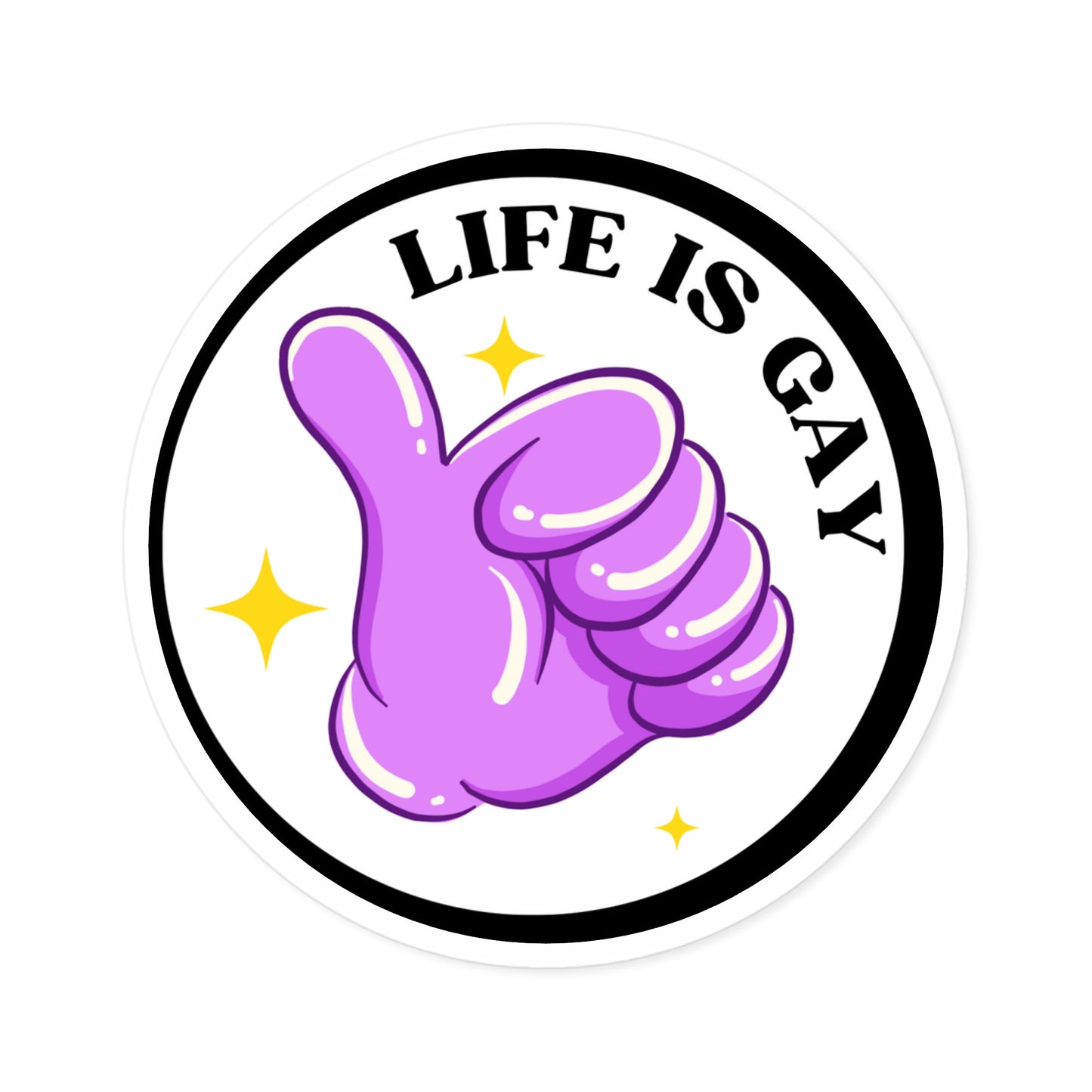 Nonbinary Life Is Gay Sticker