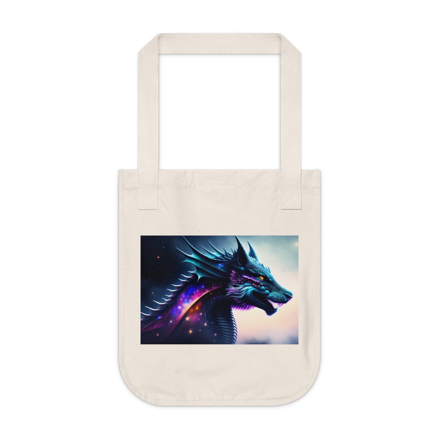 Nebula Wolf Dragon Tote Bag