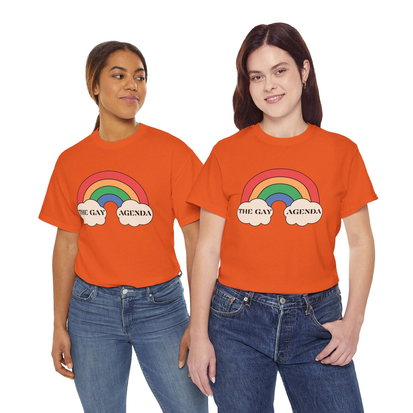 The Gay Agenda (light mode) Tee