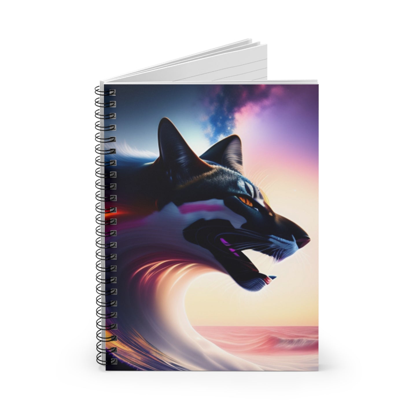 Wildcat Wave Spiral Notebook - Ruled Line