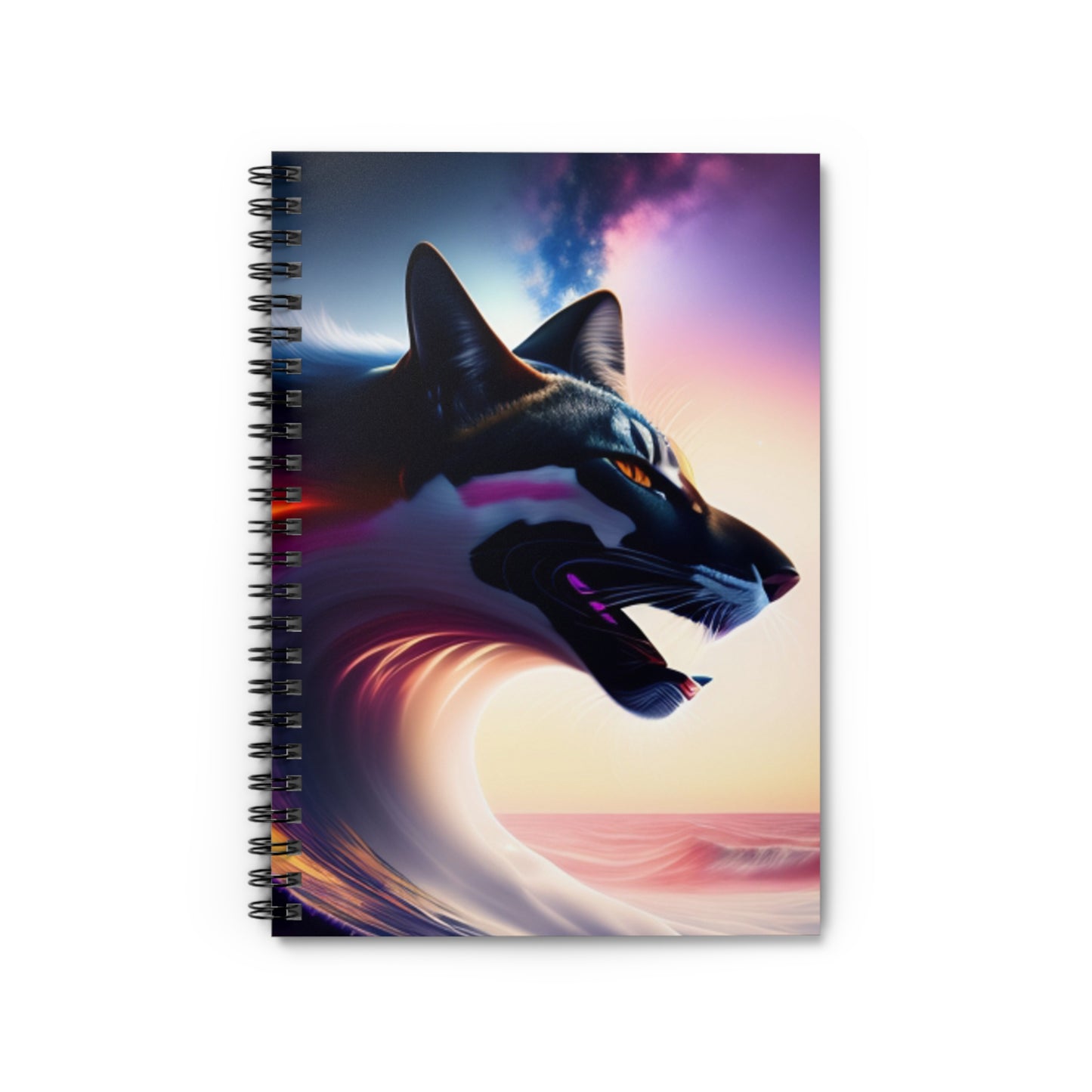 Wildcat Wave Spiral Notebook - Ruled Line