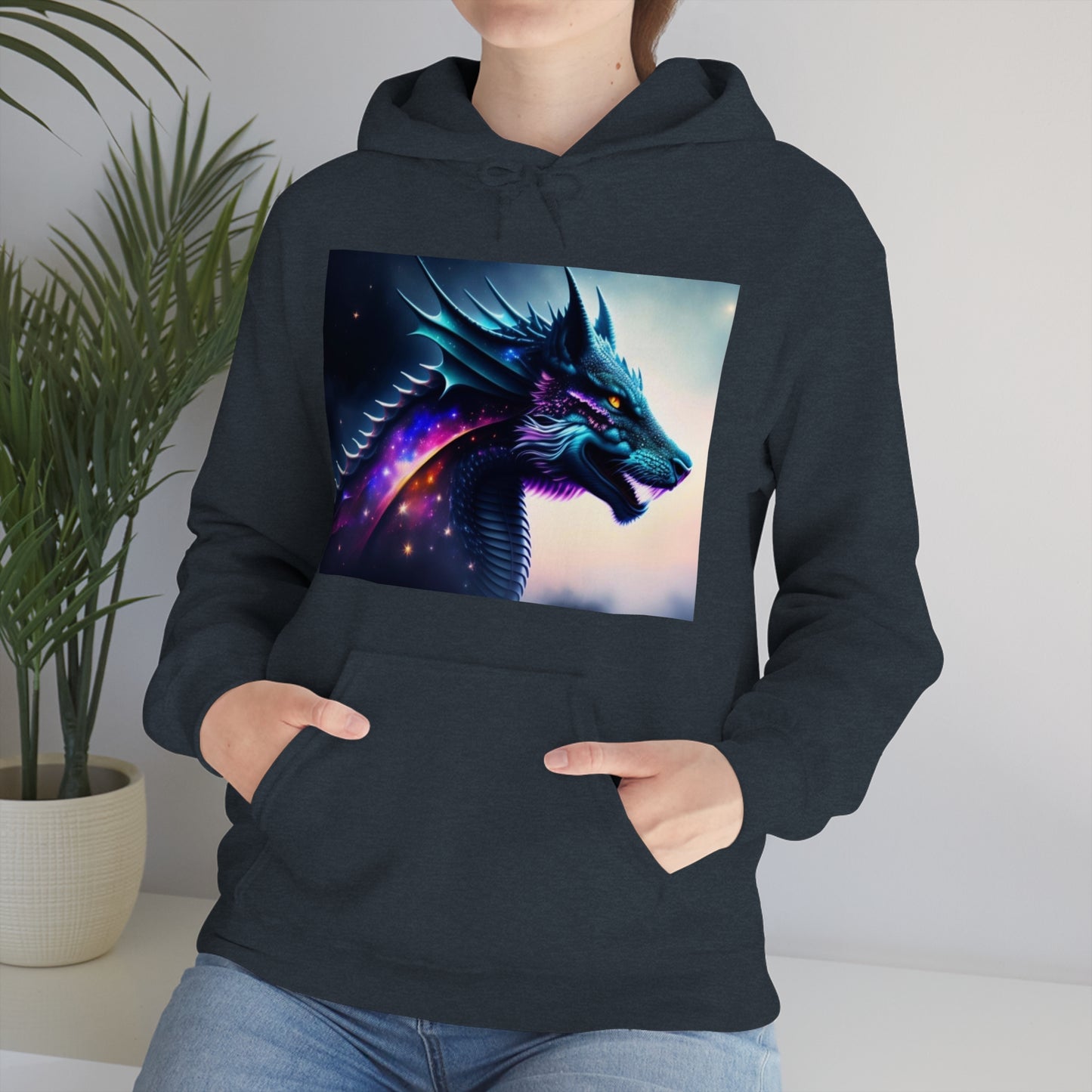 Nebula Wolf Dragon Hoodie