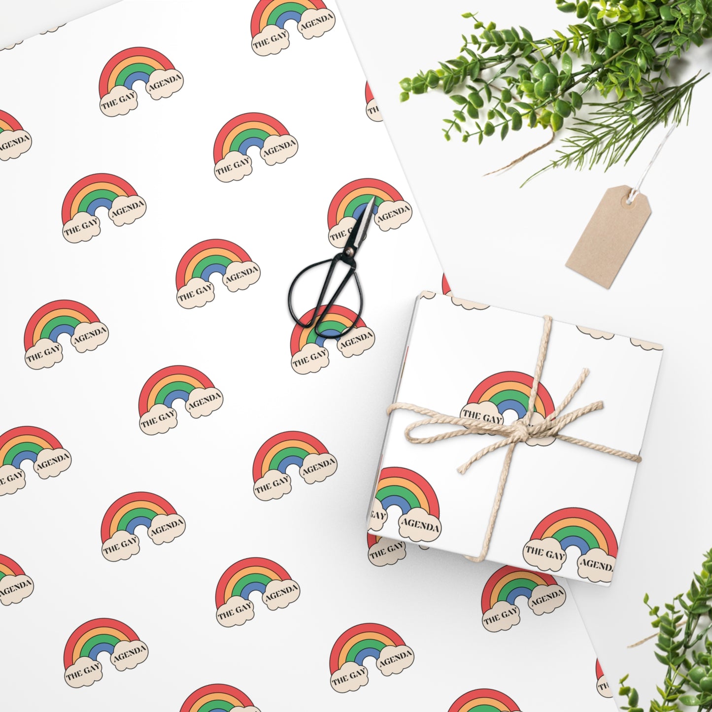 The Gay Agenda Wrapping Paper