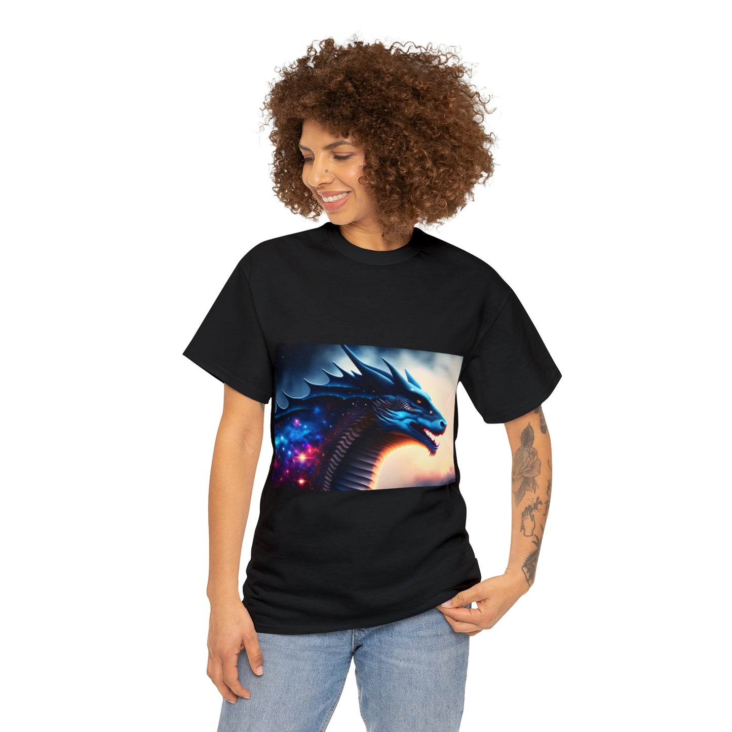 Galaxy Magic Dragon Cotton Tee