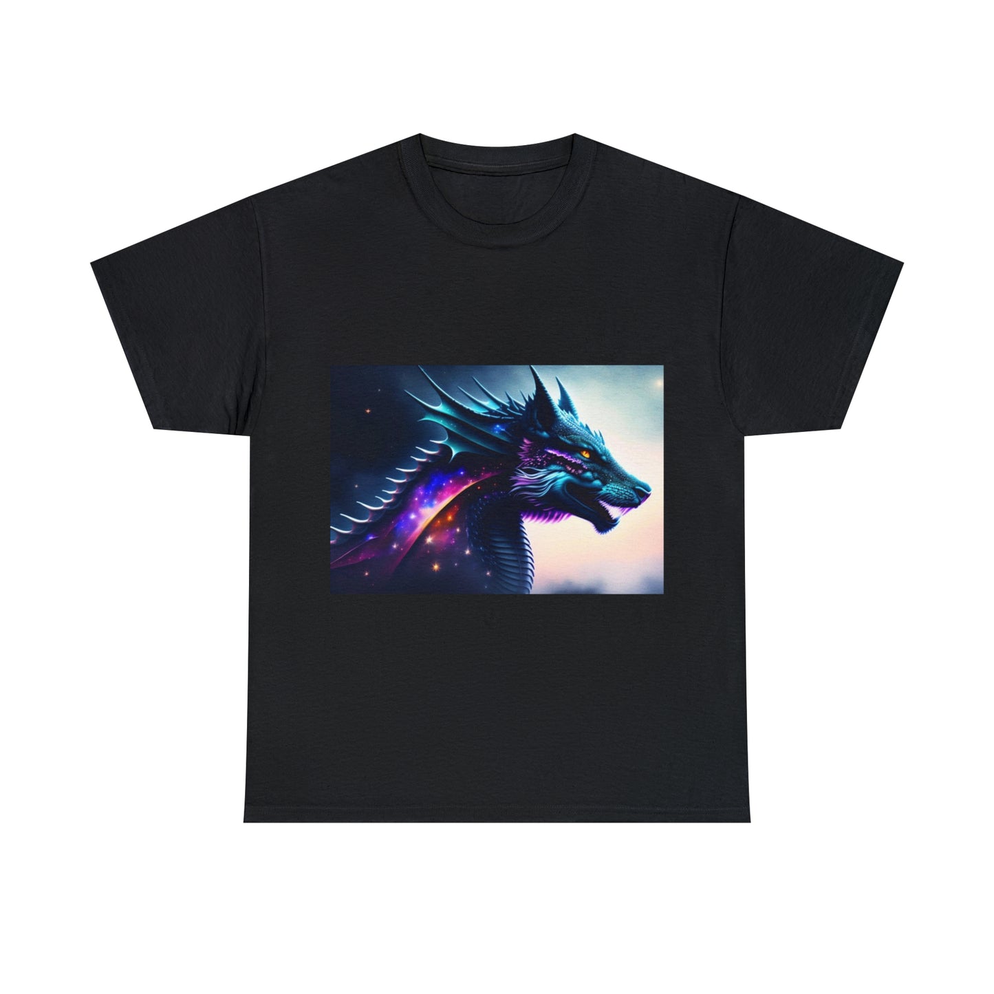 Nebula Wolf Dragon Cotton Tee