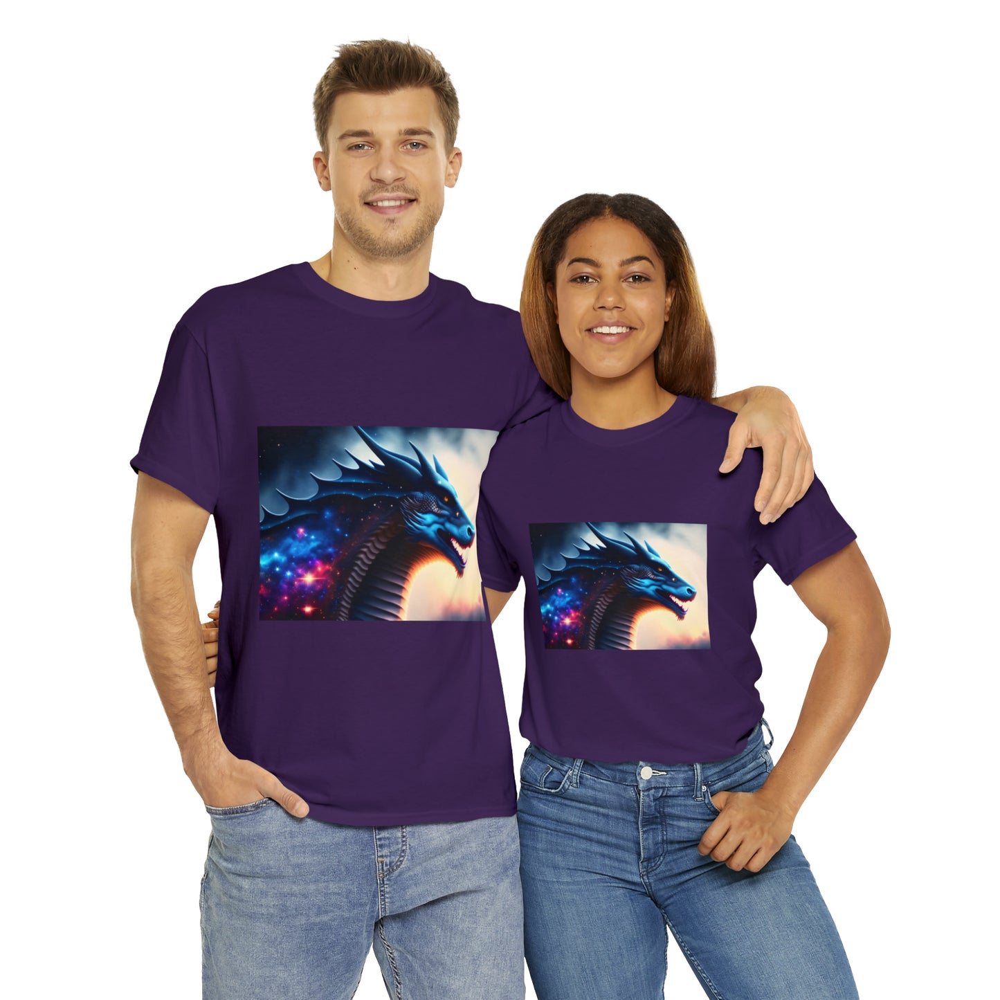 Galaxy Magic Dragon Cotton Tee