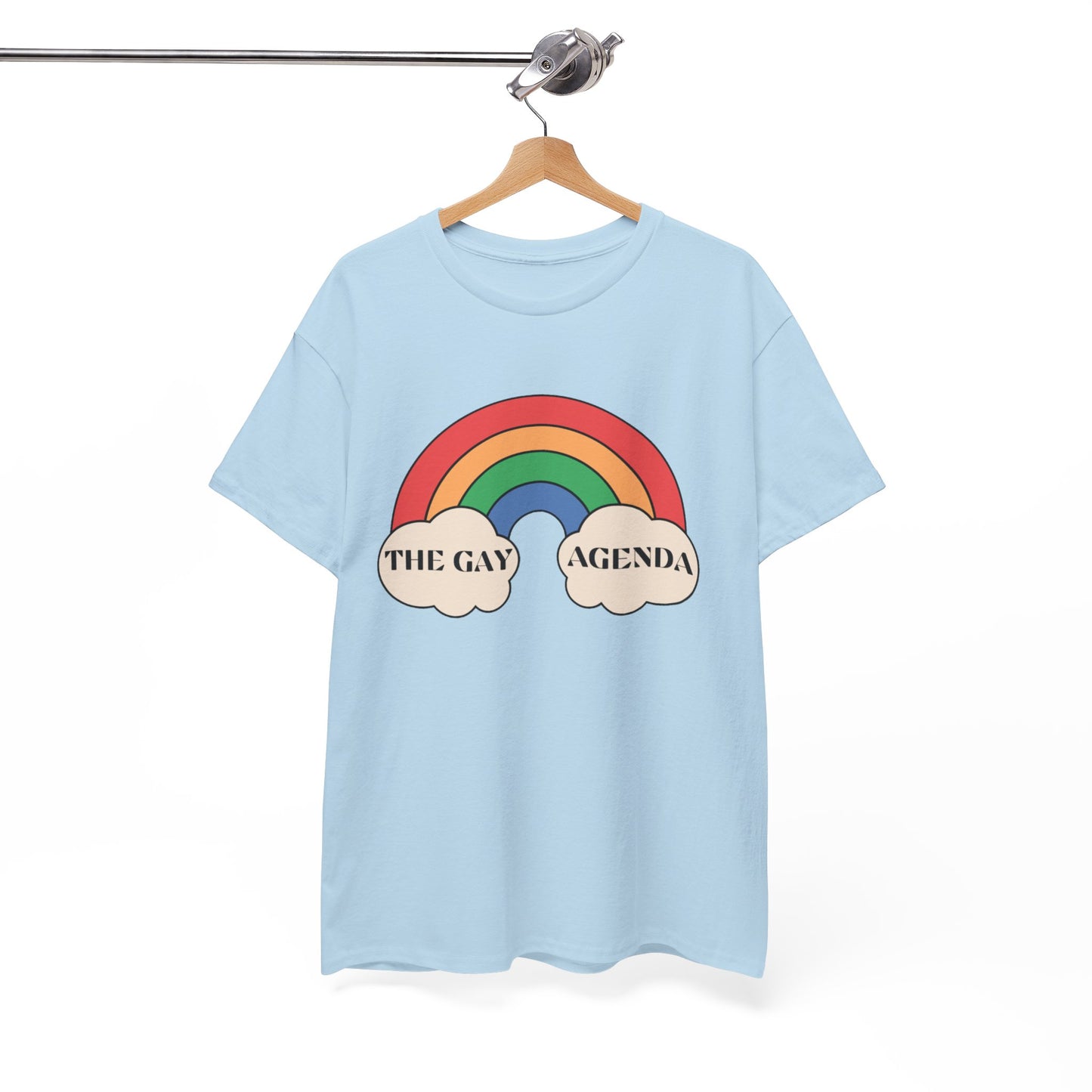 The Gay Agenda (light mode) Tee