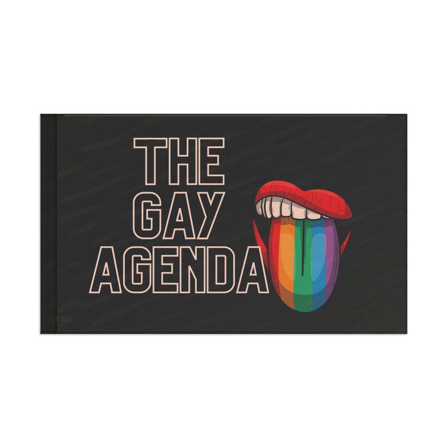 The Gay Agenda (dark mode) Flag