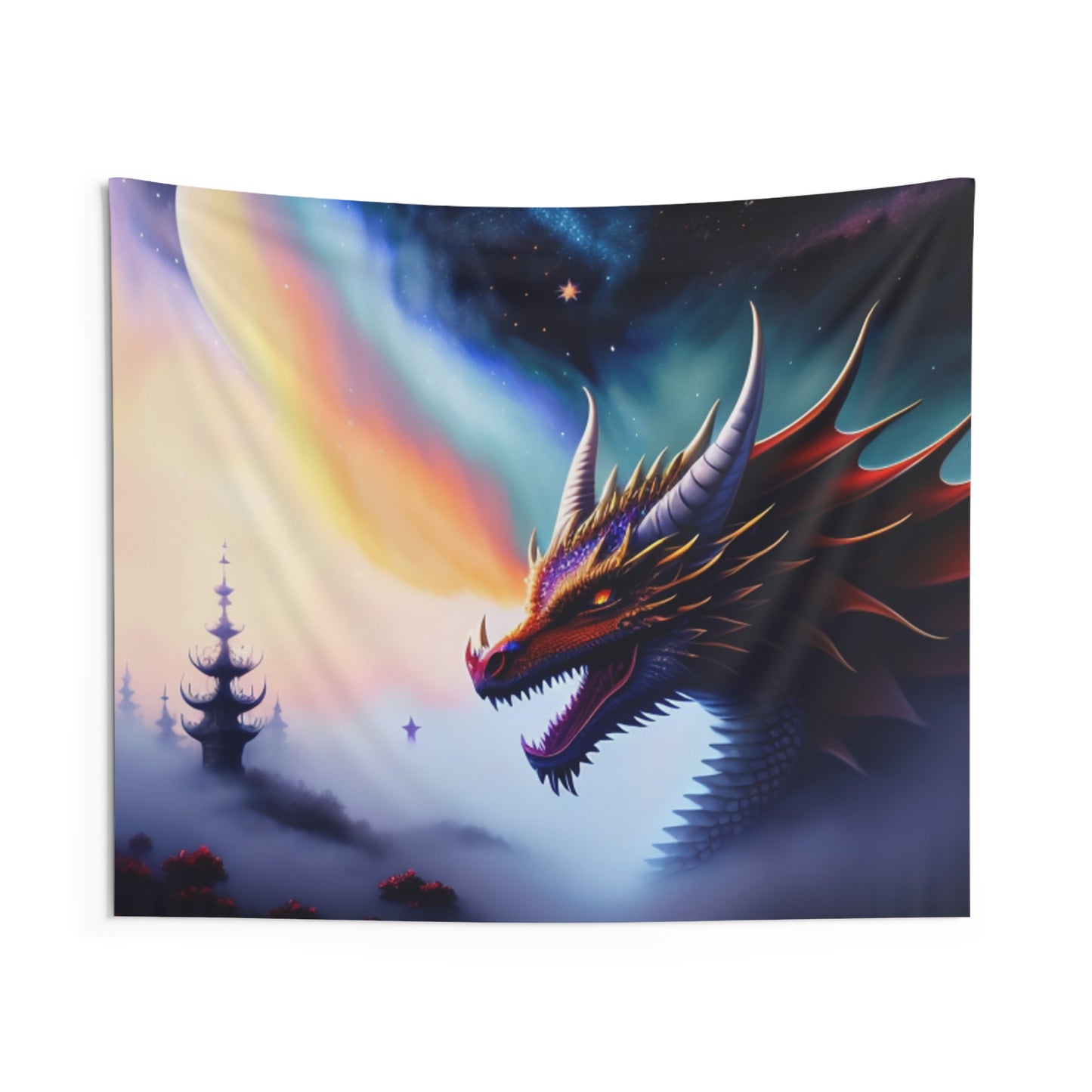 Red  Wall Tapestry