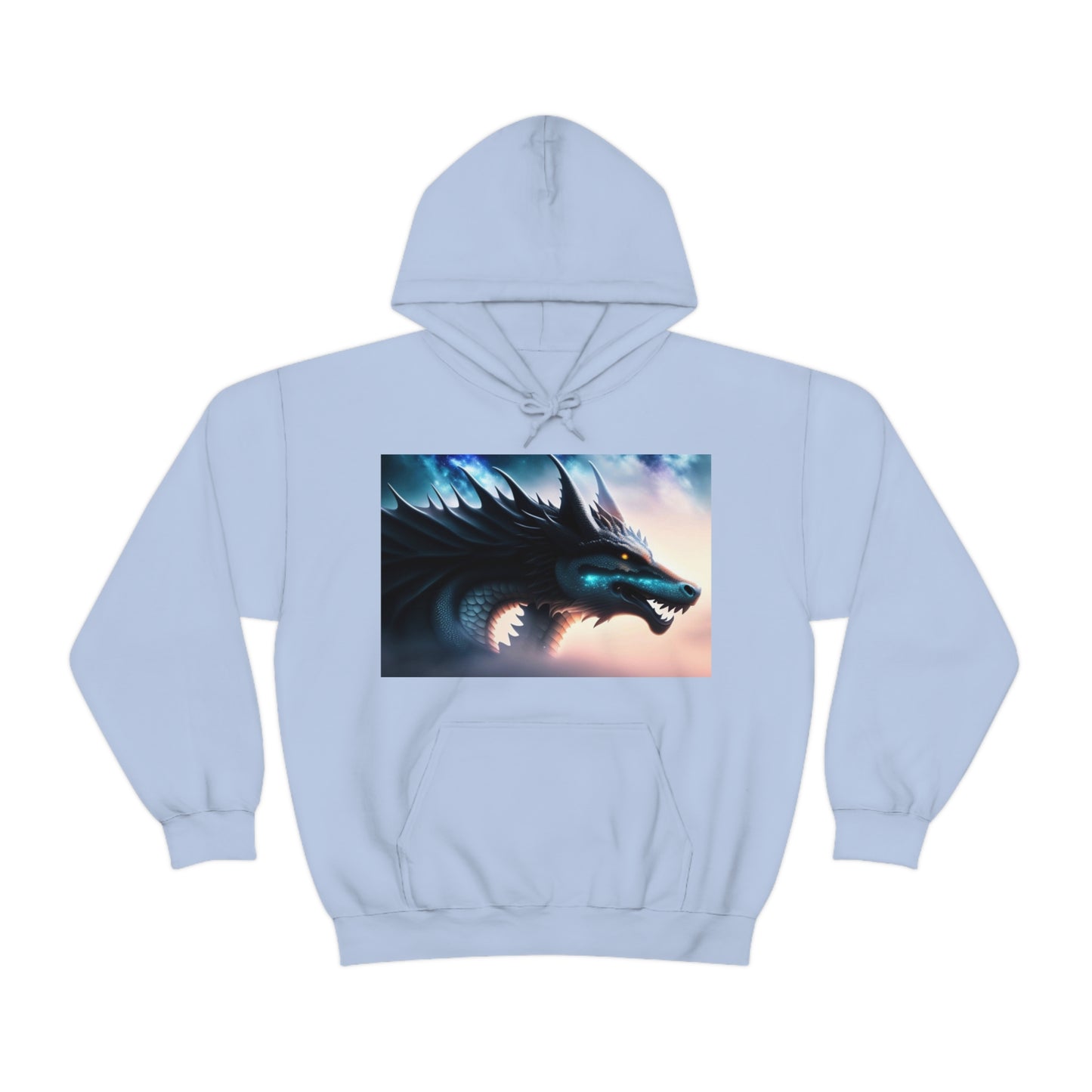 Teal Star Dragon Hoodie