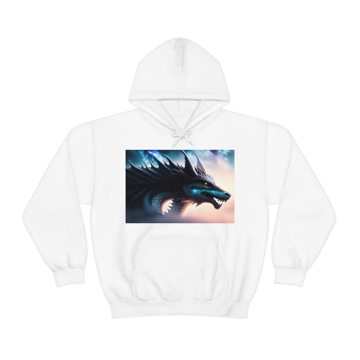 Teal Star Dragon Hoodie