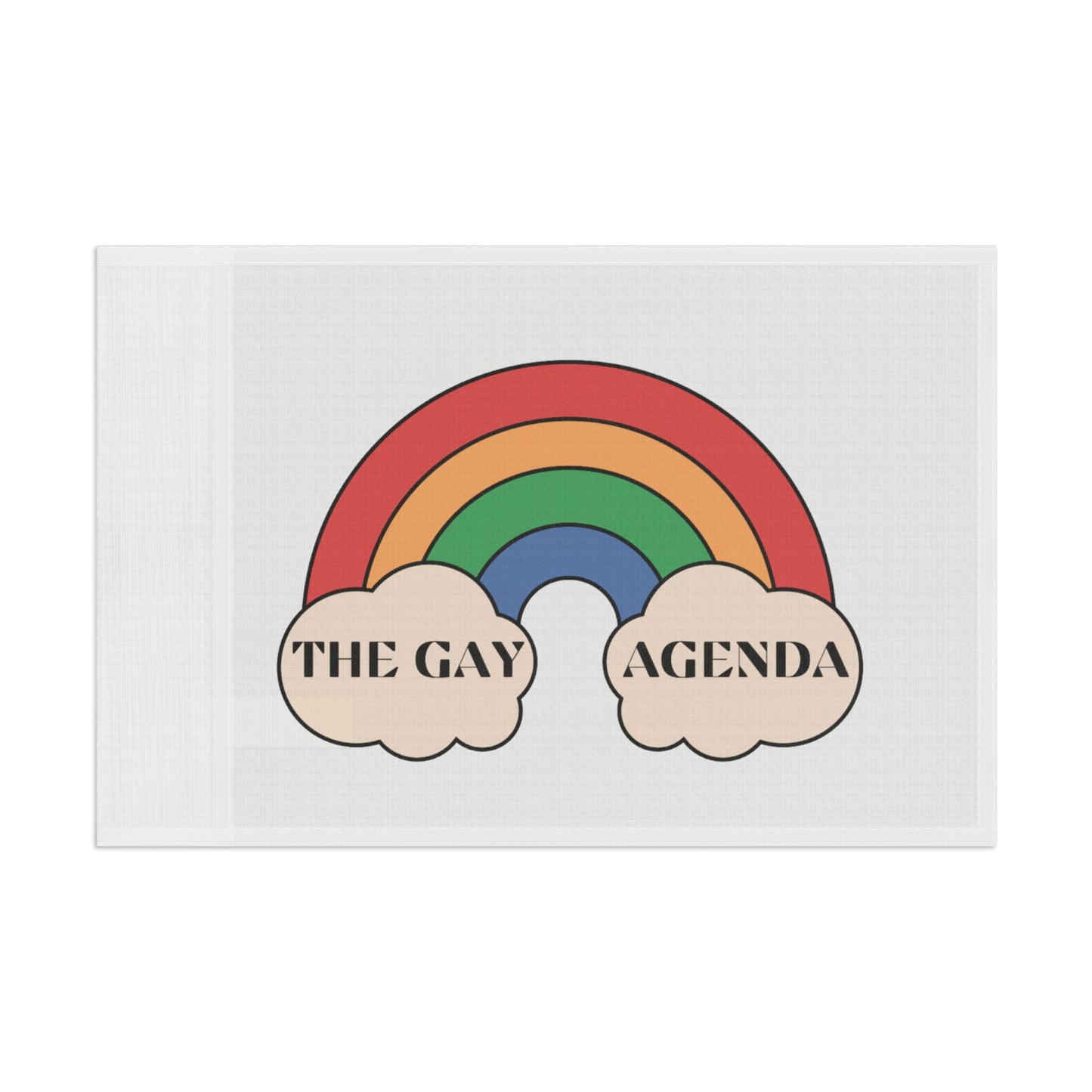 The Gay Agenda (light mode) Flag